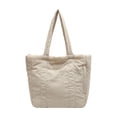 thumbnail image 2 of Bolsa Tote de Nylon de Gran Capacidad para Mujer con Tela Suave, Bolso de Hombro y Mano para Uso Diario, Escuela, Trabajo y Salidas Casuales, 2 of 8