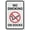 Warning Sign 4, variant on No Physical Contact With Others With Icon Sign 8"x12" - Home Kitchen Farm Garden Garage Wall Decor, Physical Contact Sign