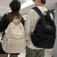 thumbnail image 1 of 1pc Schoolbag, Junior High School Students High School College Students Middle School Students Large Capacity Computer Backpack, 1 of 6