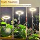 thumbnail image 4 of Carga USB, luz para plantas con brillo ajustable, lámpara LED de cultivo, altura ajustable, herramienta para el cultivo de plantas de interior y flores en el hogar., 4 of 5