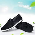 thumbnail image 5 of Quealent Adult Men Shoes Men Summer Shoes Casual Walking Shoes for Women Arch Support Slip On Breathable Comfortable Mens Casual Shoes Moccasins Black 10.5, 5 of 5