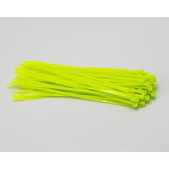 7" x 50 LB Cable Ties (100/bag) - Light Green