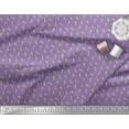 thumbnail image 3 of Soimoi Satin Silk Fabric Dot & Parrot Bird Printed Craft Fabric by The Yard 42 Inch Wide, 3 of 3