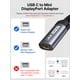 thumbnail image 2 of Adaptador USB tipo C a Mini DisplayPort JSAUX 4K @60Hz Grey, 2 of 8