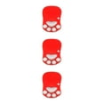thumbnail image 4 of mmirethe Tapis de Souris de Jeu Protection Poignet Base Antidérapante Fond Sûr en Résine avec Support Poignet Unique DS-001 Rouge Vif 3Set, 4 of 6