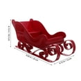 thumbnail image 2 of ETEREAUTY Plastic Christmas Sleigh Pendant Red Decorative Ornament for Festive Use 4Pcs, 2 of 8