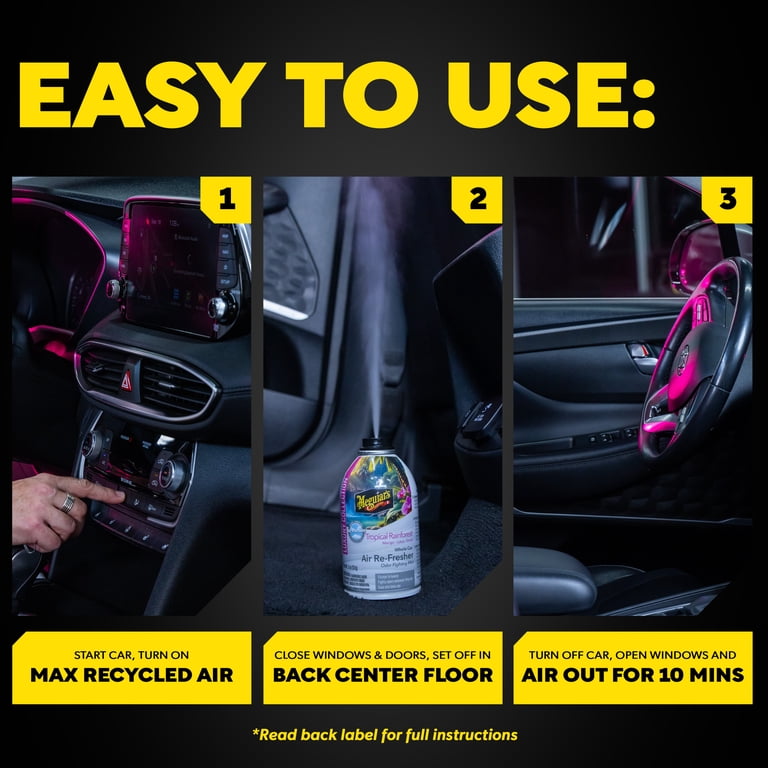 Meguiar's Whole Car Air Re-Fresher, Tropical Rainforest, 2 oz photo 7