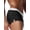Black, variant on Men'S Drawstring Swim Trunks with Contrast Waistband, Zipper Pocket & Side Slit