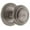 Antique Pewter, variant on Grandeur Circulaire Passage Door Knob with Circulaire Rosette