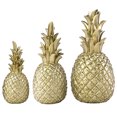 thumbnail image 1 of Figura de piña de resina, decoración de habitación, 3 piezas de adornos de frutas sintéticas, accesorios de piña reali（Champán ，grande + medio + pequeño） XianweiShao 8390605953781, 1 of 5