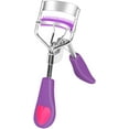 thumbnail image 2 of Eyelash Curler with Brush Mascara False Eyelashes Accessory Best Professional Tool for Lashes Curls Without for Daily Makeup Purple, 2 of 5