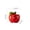 Red-S-3.81"x 3.89"x 3.77", variant on Wmkox8yii Ceramic Red Apple Night Light,Star Cutout Battery Operated Table Lamp,Cute Night Light Fruit Night Light for Bedroom,Home Office Decor & Gift