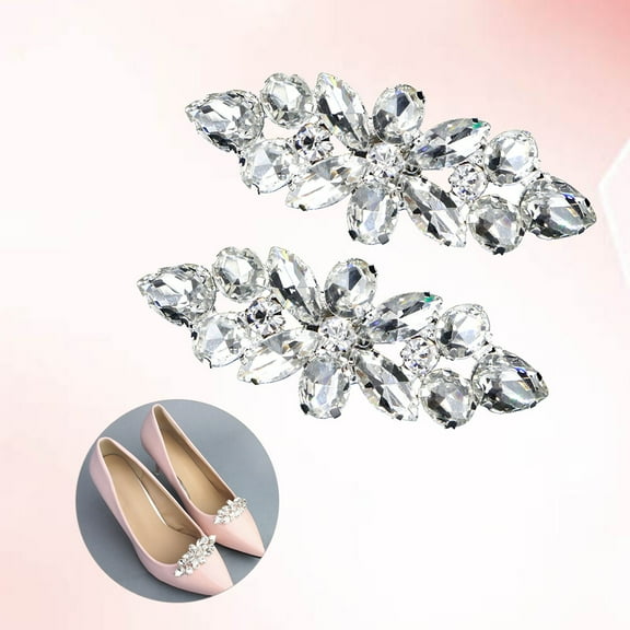 GOOHOCHY  Wedding Shoe Buckles Clip for Pumps Bride Accessories