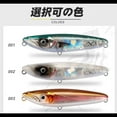 thumbnail image 4 of Outdoor Sports New Walk The Dog Pike Lure Pesca VMC Treble Hook Bass Fishing Lure Topwater Lure Pencil Lure Minnow Swimbait 70MM  6.5G 001, 4 of 8