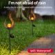 thumbnail image 4 of 2 Packs Solar Energy Flame Lamps Visual Shadow Intelligent Light Sensor Outdoor Waterproof Lawn Light, 4 of 5
