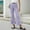Purple, variant on Zecgelong Girls Flared Pants With Front Slit High Waist Soft Stretch Denim Trousers For Teen Casual Girls -Lined Joggers For Winter Size 18-24 Months