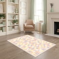 thumbnail image 2 of ODIKA 4'x6' Ultra-Soft Area Rug, Whimsical Unicorn Grid Layout Magical Creature Decorative None Washable, Bare feet friendly, Silk-Touch for Bedroom Home office, 2 of 7