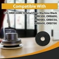 thumbnail image 5 of Replacement Part For Oreck Commercial 400112 Strip Orbiter Pad, 12 Diameter, Black, for ORB550MC Orbiter Floor Machine (One Black), 5 of 7