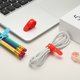 thumbnail image 4 of Uxcell 20Pcs Correas de Silicona para Cables, Correa de Cuerda Reutilizable con 3 Orificios, Ajustable, Multiusos para Cables de Hogar y Oficina, 4 of 7