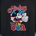 thumbnail image 3 of Disney - Mickey USA - Women's Lightweight French Terry Long Sleeve Shirt, 3 of 5