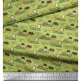 thumbnail image 2 of Soimoi Tissu Popeline de Coton Traîneau, Pain & Hot Dog Imprimé par Yard 42 Pouces de Large, 2 of 3