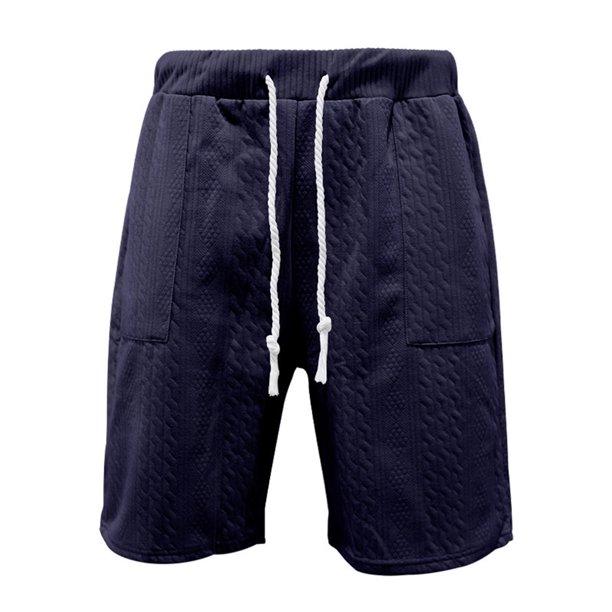Pantalones cortos ligeros con cintura elástica para hombre: informales, verano, deportes al aire libre, secado rápido