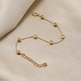 thumbnail image 5 of K-KED Simple Heart-shaped Gold Alloy Women Fashion Delicate Jewelry Bracelet Bangle Chain-_, 5 of 7
