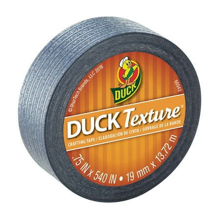 Duck Texture 0.75" Cobalt Stripe Crafting Tape, 15 Yd.