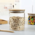 thumbnail image 3 of Glass Food Storage Containers with Lids Large Glass Food Storage Jars for Coffee Bar Tea C4557, 3 of 8