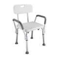 thumbnail image 1 of UBesGoo Shower Chair Bath Seat with Padded Armrests and Back, 1 of 13