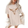 thumbnail image 4 of Basic T Shirts for Women Everyday Casual Loose Fit Summer Short Sleeve, 4 of 6