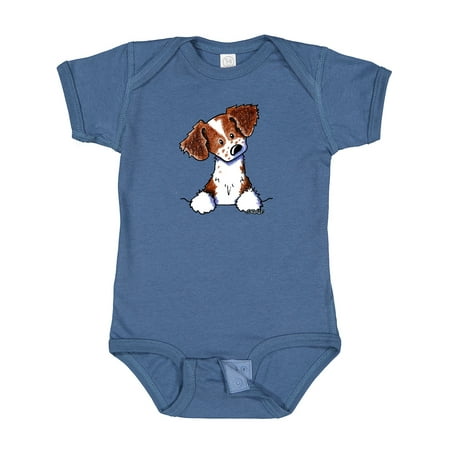 

Inktastic Pocket Brittany Spaniel Gift Baby Boy or Baby Girl Bodysuit