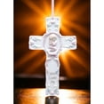 thumbnail image 2 of Ceramic Cross Girl Pink Ribbon 5.5in Baptism Religious, 2 of 3