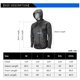thumbnail image 5 of Irfora Hombres Impermeable Chaqueta de ciclismo a prueba de viento MTB Bicicleta Chaqueta de lluvia Deporte al aire libre Correr Chubasquero Irfora Chaqueta de ciclismo, 5 of 7