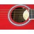 thumbnail image 3 of Indiana Madison Acoustic/Electric Guitar - Red, 3 of 8