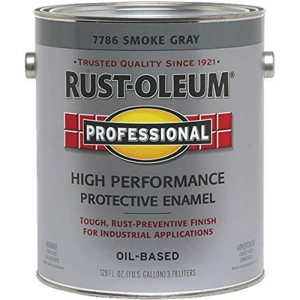 1 Gallon Smoke Gray Protective Enamel Oil Base Paint 7786402 [Set of 2