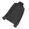 thumbnail image 1 of Qarigey Ropa interior de cuello alto para mujer y niña, camisa informal de manga larga de poliéster, Top y cómodo, accesorio de ropa, abrigo Prendas para la parte del cuerpo raya blanca Qarigey AP013822-01, 1 of 6