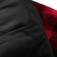 thumbnail image 5 of BRANDIT INDIVIDUAL WEAR Adult Male Hooded Fleece Full Zip Jacket, Color: Red Black Ch, Size: L, 5 of 7