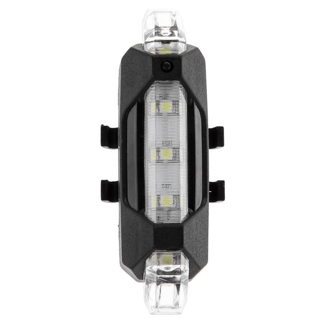 Bicicleta USB recargable LED bicicleta luz trasera impermeable ciclismo lámpara trasera (blanco) Tmvgtek Nuevos Originales
