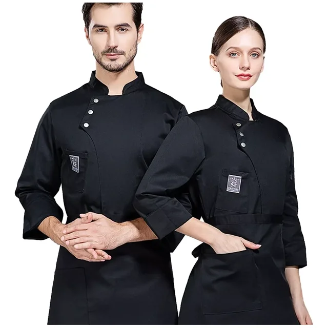 Uniforme De Chef De Manga Larga De Filipinas, Suaveusable