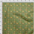 thumbnail image 4 of oneOone Cotton Cambric Dark Green Fabric Asian Retro Floral Fabric For Sewing Printed Craft Fabric By The Yard 56 Inch Wide, 4 of 4