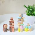 thumbnail image 2 of 1 Juego de bloques de construcción de entrenamiento de equilibrio, madera creativa, ilumina la imaginación, bloque apilable para niños, 2 of 5