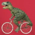 thumbnail image 3 of CafePress - Cycling Tyrannosaurus Rex Dark T Shirt - Men's Classic Graphic Cotton T-Shirt, 3 of 4