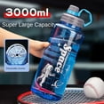 thumbnail image 2 of YCNYCHCHY 0.45/1.09/1.5/2/3 L Sports Water Bottle Super Large Capacity Water Cup Men'S Portable Water Bottle Outdoor Sports Site Anti-Fall, 2 of 6
