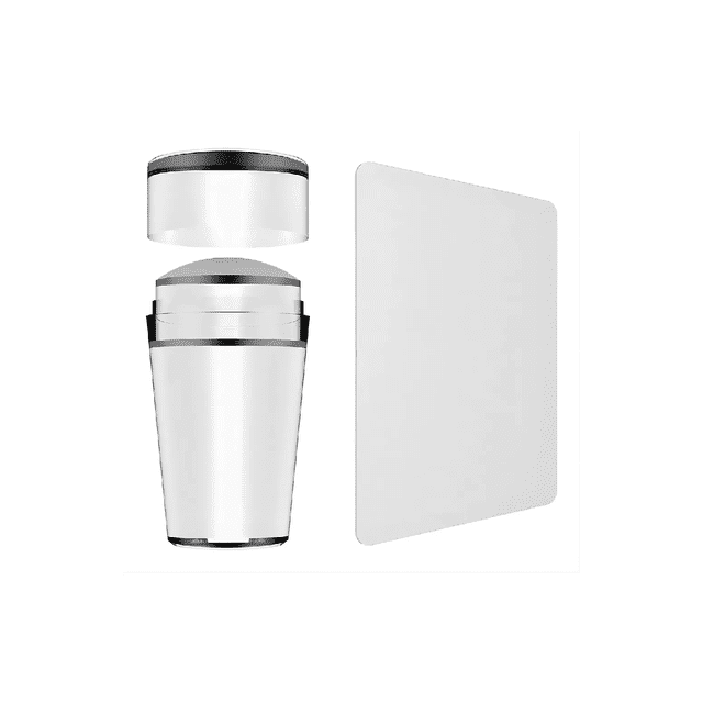 Kit De Placa De Sellos Para Uñas, Estampador Y Raspador