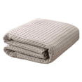 thumbnail image 1 of Manta de algodón Bedsure tamaño king para cama: manta de otoño con tejido de gofre, manta tejida suave, ligera y transpirable para el verano, 1 of 6