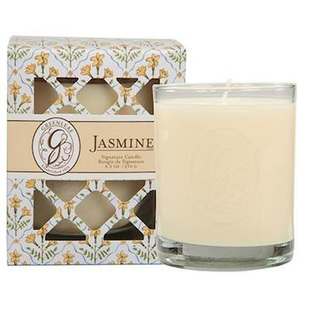 JASMINE Greenleaf Signature Scented Candle