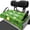 Golf Time Grass Pattern, variant on XYZCANDO Cactus Pattern 2 Passenger Golf Cart Seat Cover | Terry Cloth With 4 Pockets Non-slip Washable Golf Cart Accessory