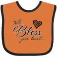 thumbnail image 3 of Inktastic Well Bless Your Heart with Leopard Print Boys or Girls Baby Bib, 3 of 4