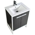 thumbnail image 4 of Fine Fixtures Vdara 24" Bathroom vanity Cabinet Set, Dawn Gray, 4 of 6